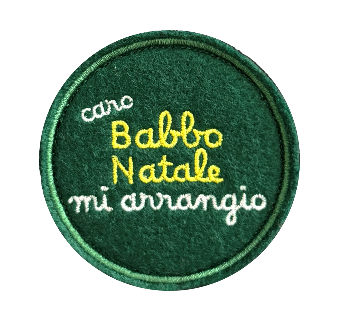 Patch Caro babbo natale mi arrangio